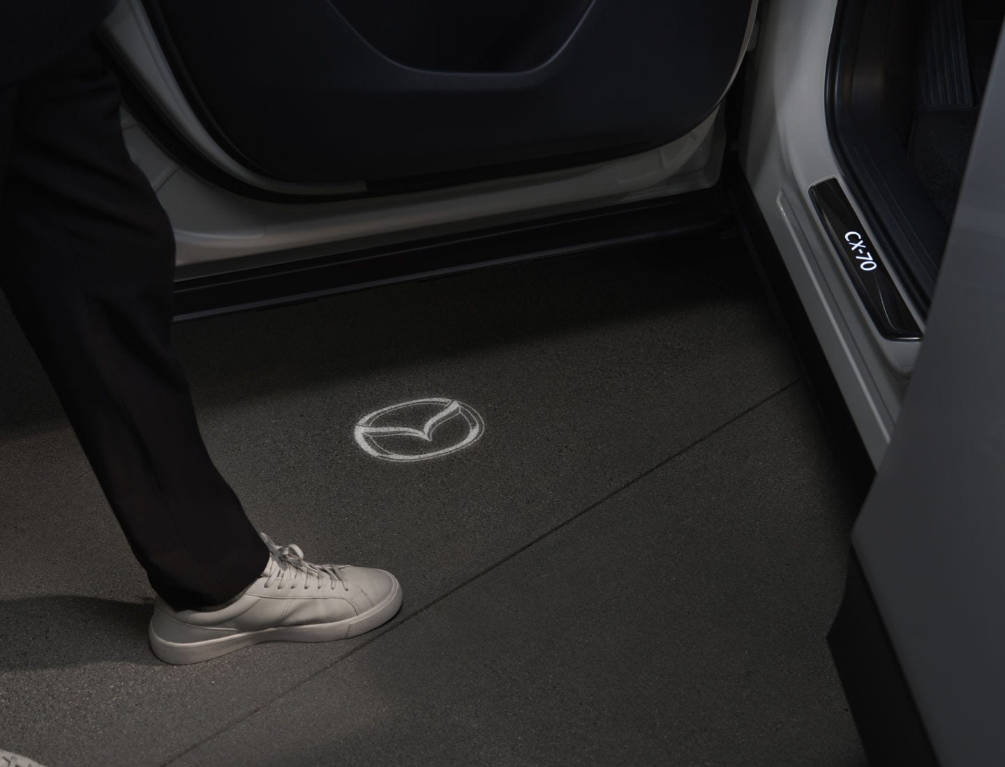 Mazda CX-70 Accessories – Logo Welcome Light