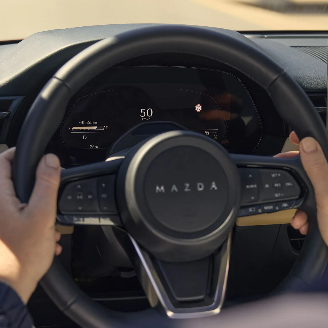 Tecnología del Mazda CX-5 2026  –  Digital Gauge Cluster