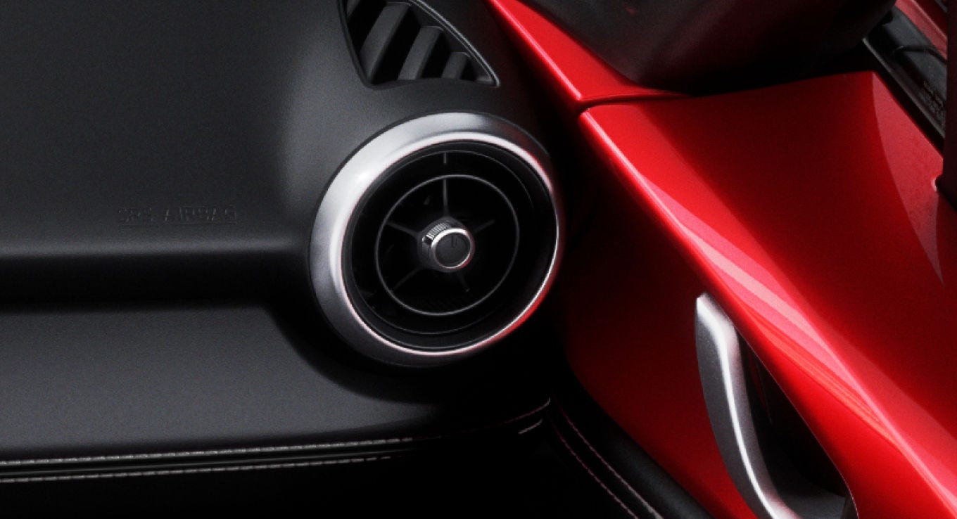 Accesorios del Mazda MX-5 2026  –  Rejillas de ventilación