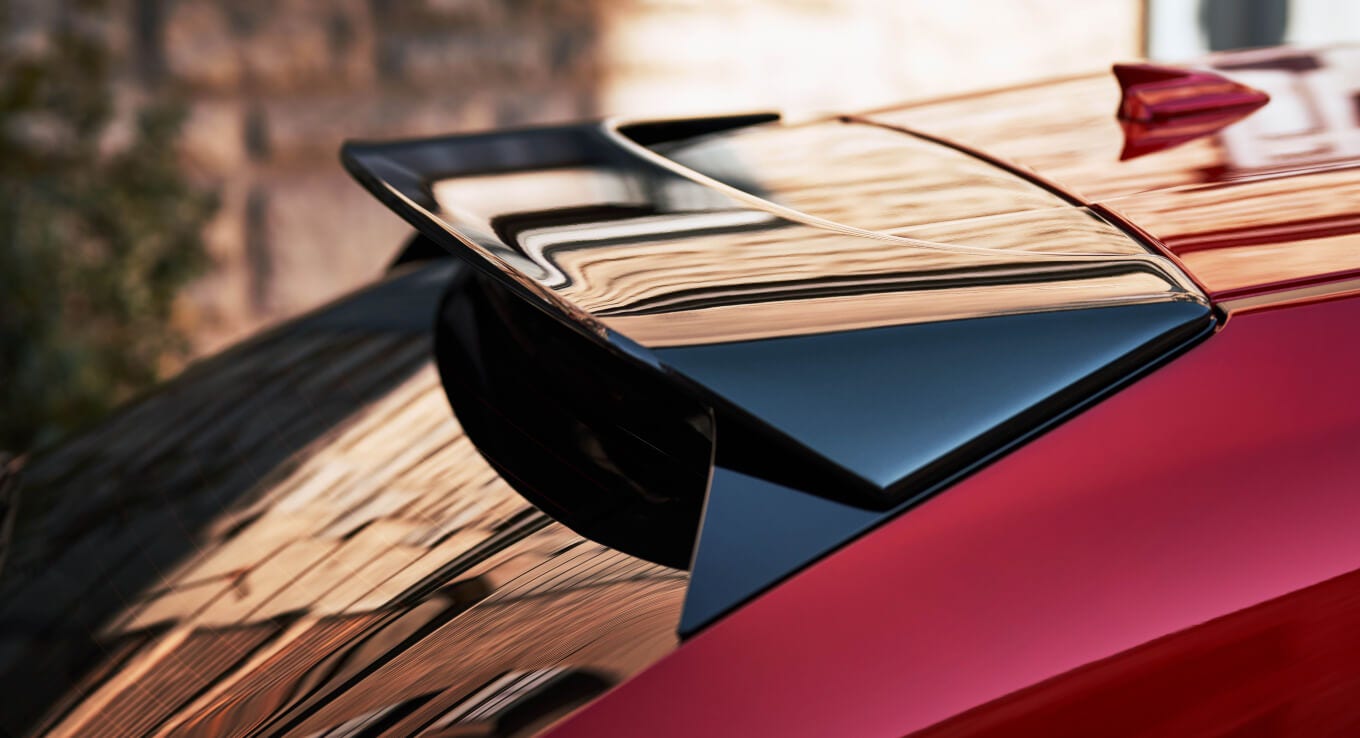 2026 Mazda3 Hatchback Accessories – Rear Spoiler