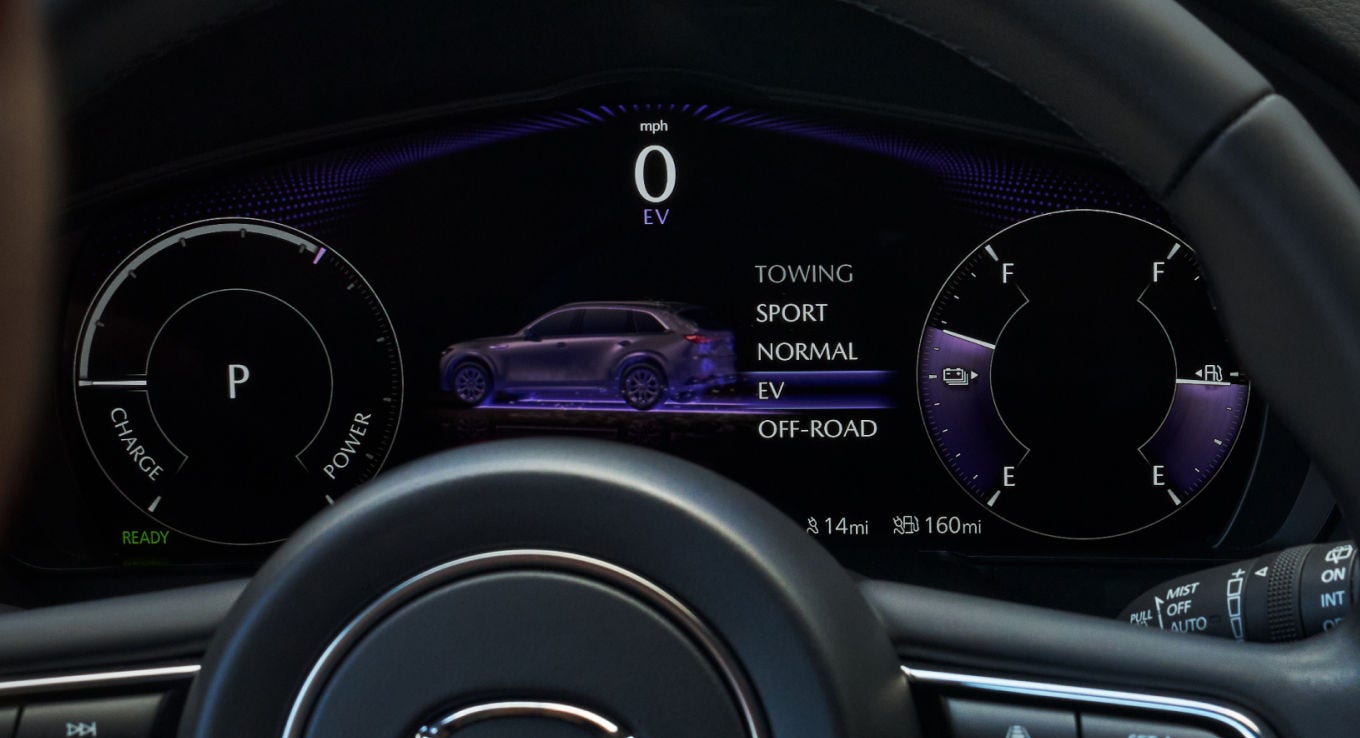 2026 Mazda CX-90 PHEV – Flexible Mi-Drive Technology