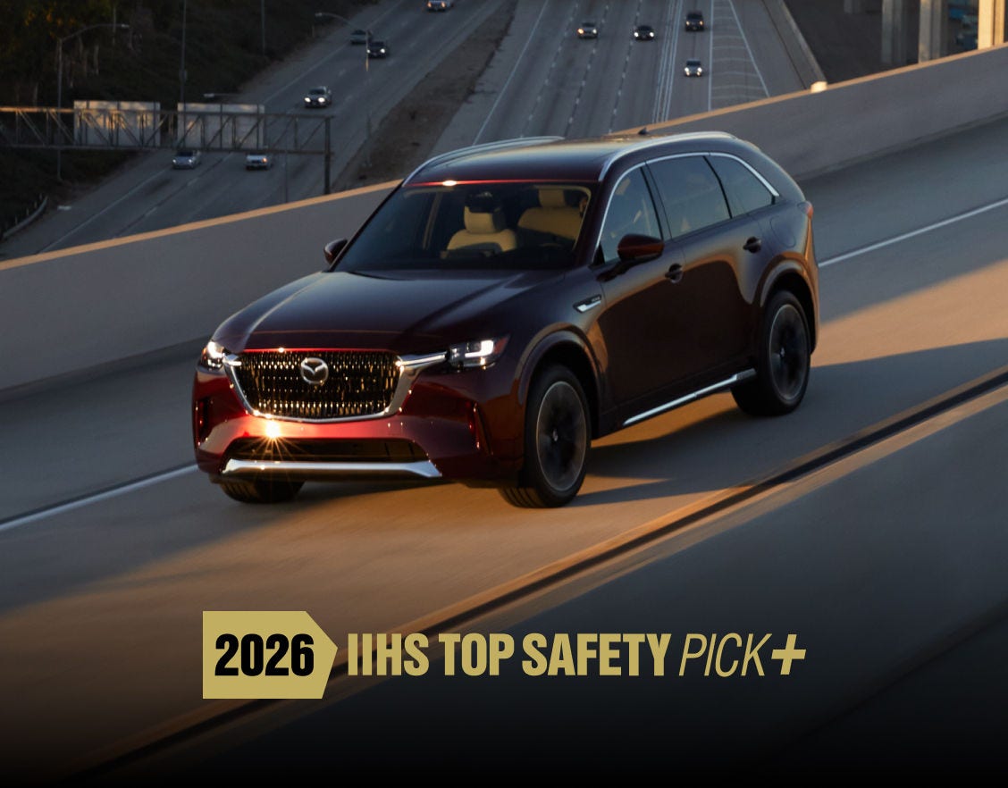 Mazda CX-90– 2026 IIHS Top Safety Pick+ Award