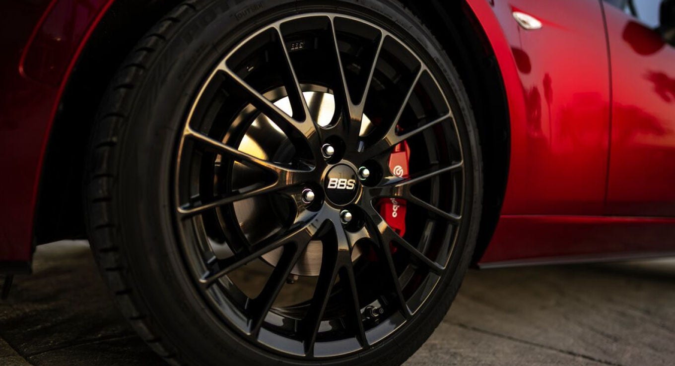 2026 Mazda MX-5 Miata – BBS Wheels in Dark Gunmetal Finish