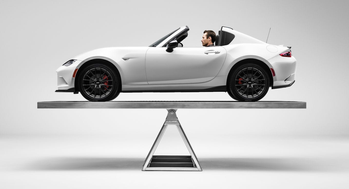 2026 Mazda MX-5 Miata RF – 50:50 Weight Distribution