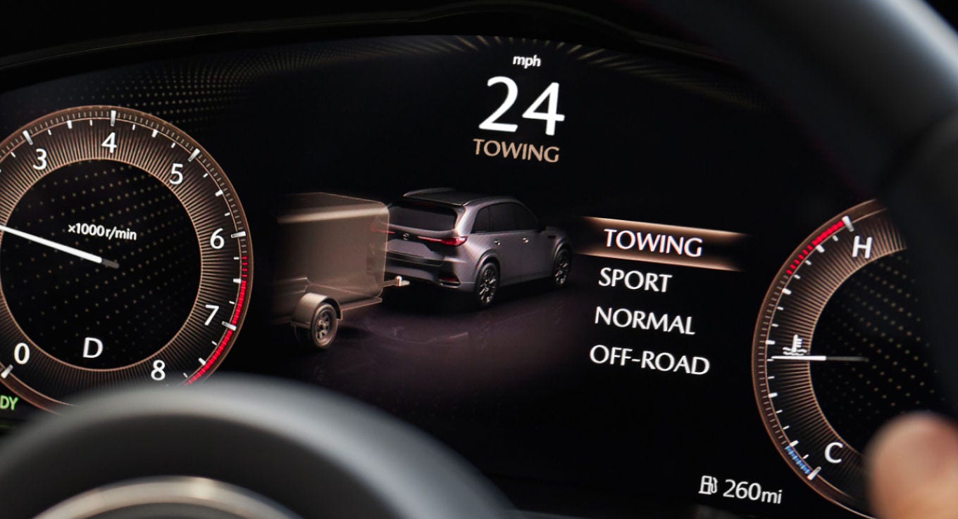 2026 Mazda CX-70 – Enhanced Towing Mode