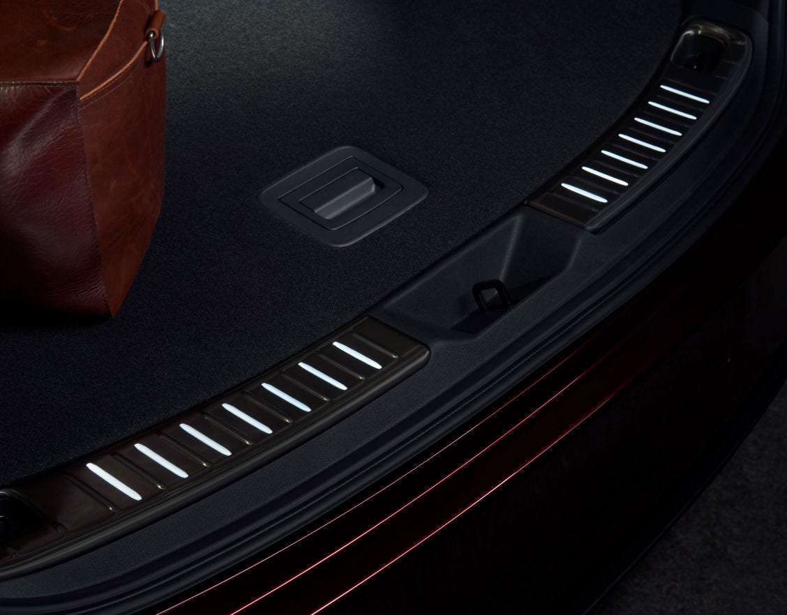 Mazda CX-90 PHEV Accessories – Illuminated Cargo Scuff Plate