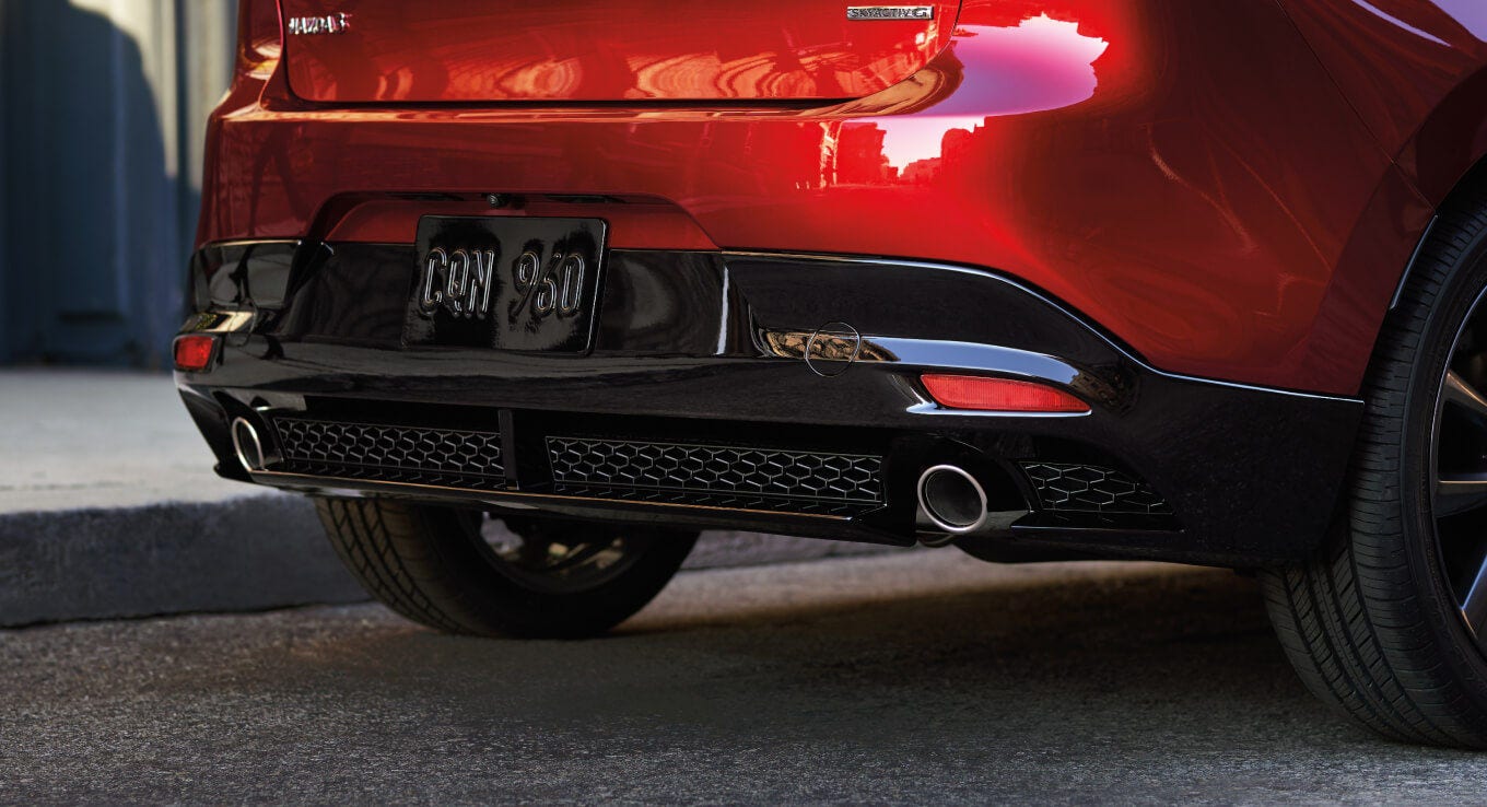 2026 Mazda3 Hatchback Accessories – Rear Diffuser