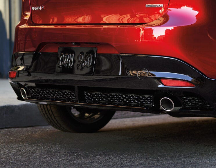 2026 Mazda3 Hatchback Accessories – Rear Diffuser