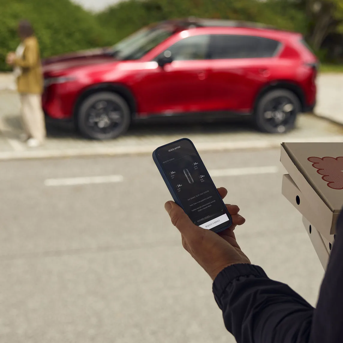 Tecnología del Mazda CX-5 2026  –  MyMazda App and Mazda Connected Services