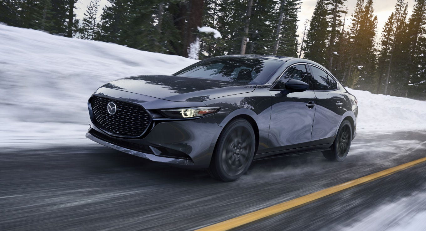 2026 Mazda3 Sedan – Available i-Activ AWD®