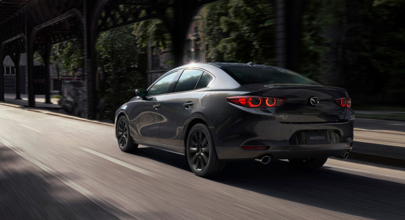 2026 Mazda3 Sedan – 2.5L Turbo with i-Activ AWD® and SKYACTIV®-Drive