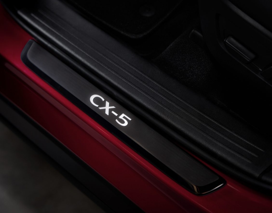 2026 Mazda CX-5 Accessories – Illuminated Door Sills