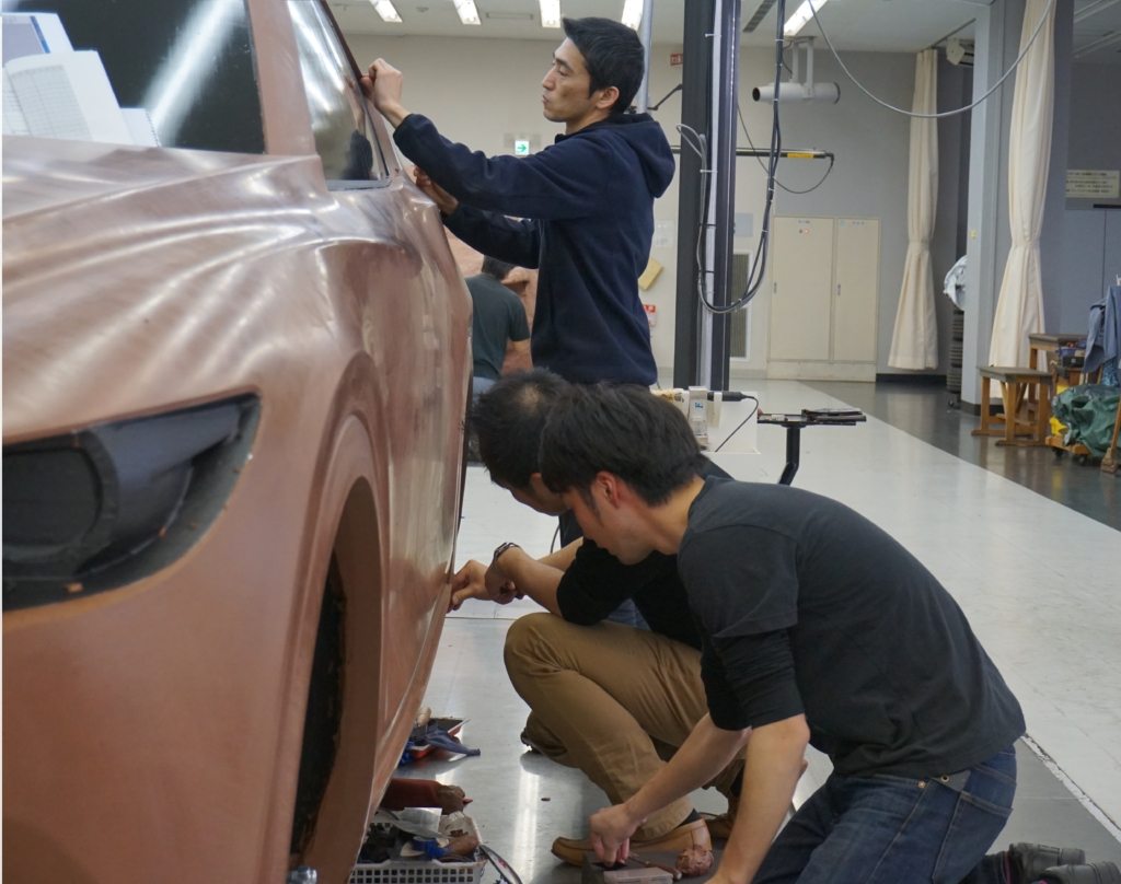 Clay Modelers Working on Mazda Vehicle Development