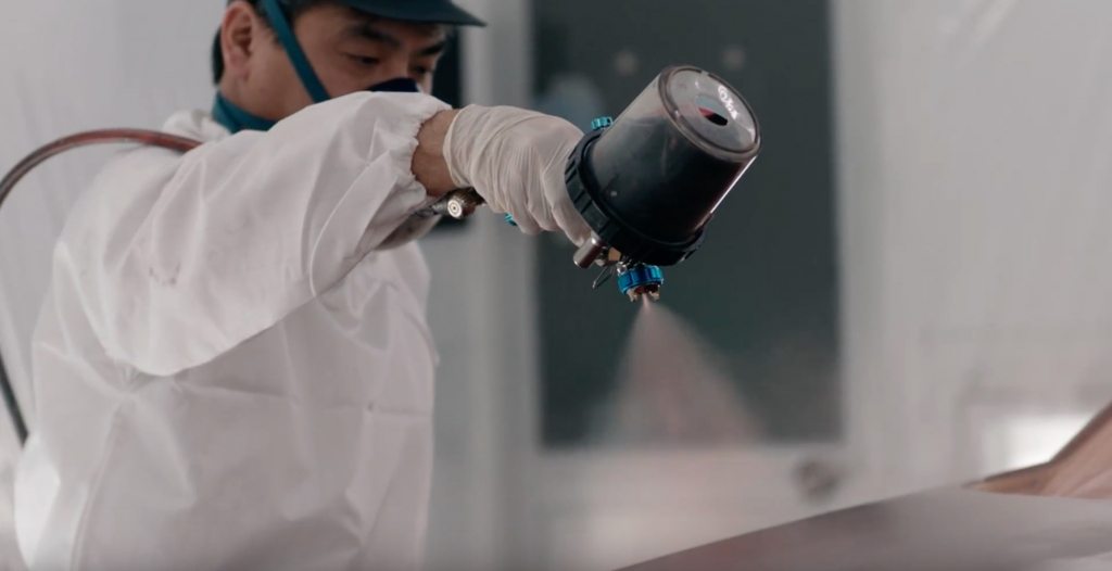 Mazda Design Process  –  Applying Paint