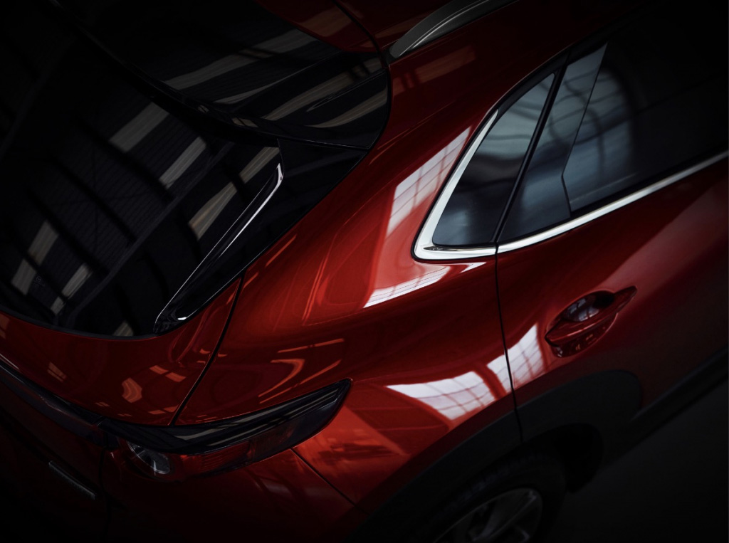 Primer plano del Mazda CX-30 2.5 Turbo