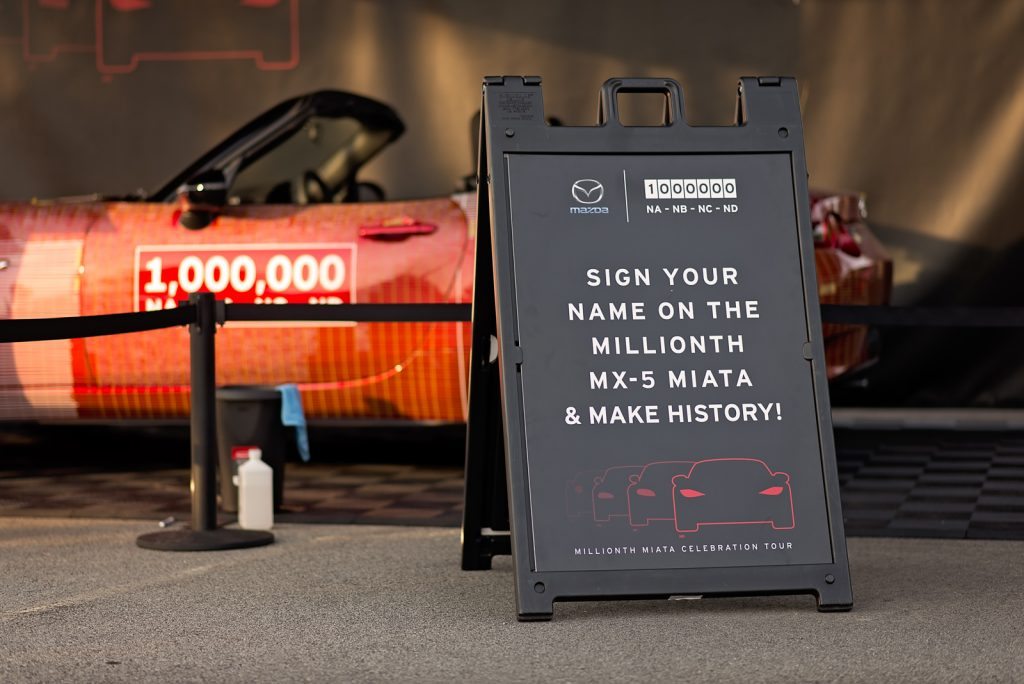 One-Millionth Mazda MX-5 Miata Tour