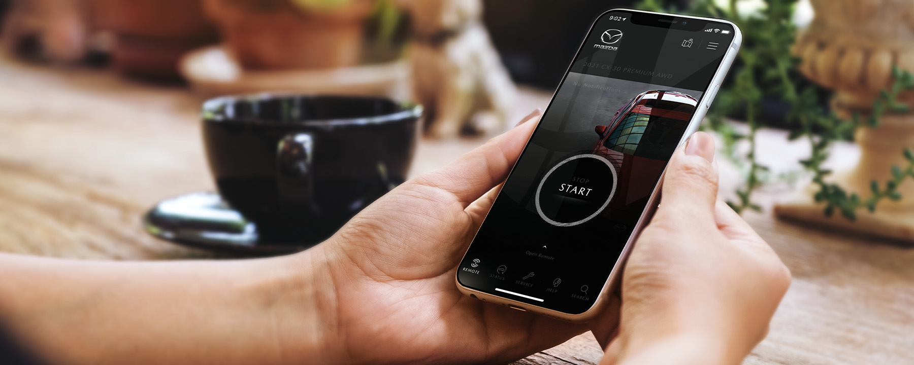 App MyMazda  –  Remote Start Feature
