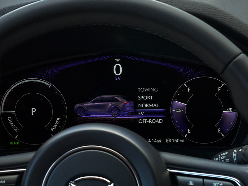 Mazda CX-90 PHEV   –  Tablero