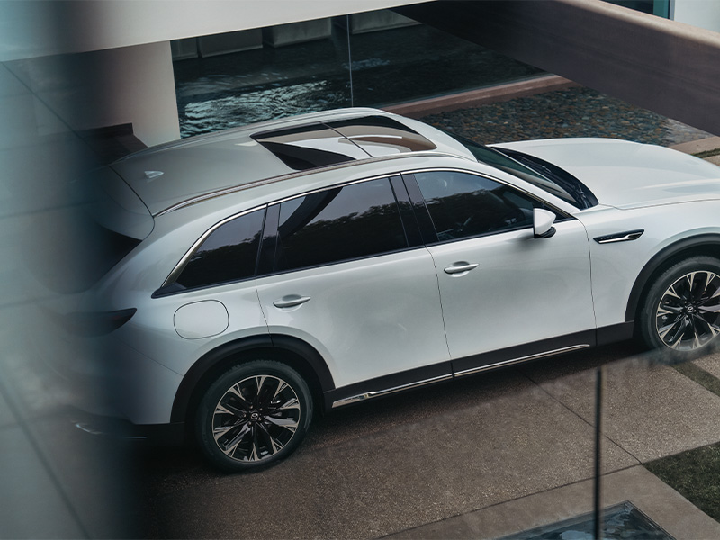 Mazda CX-90 PHEV  –  Vista desde arriba