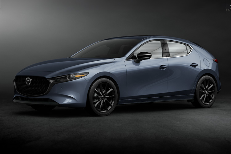 ¿Qué es un hatchback?  –  Un hatchback Mazda 3 en Machine Gray