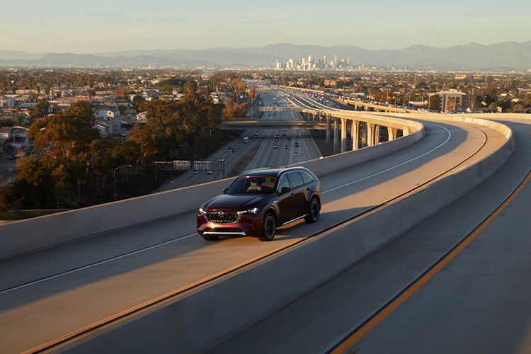 Lane Departure Warning & Lane Keep Assist  –  Mazda CX-90