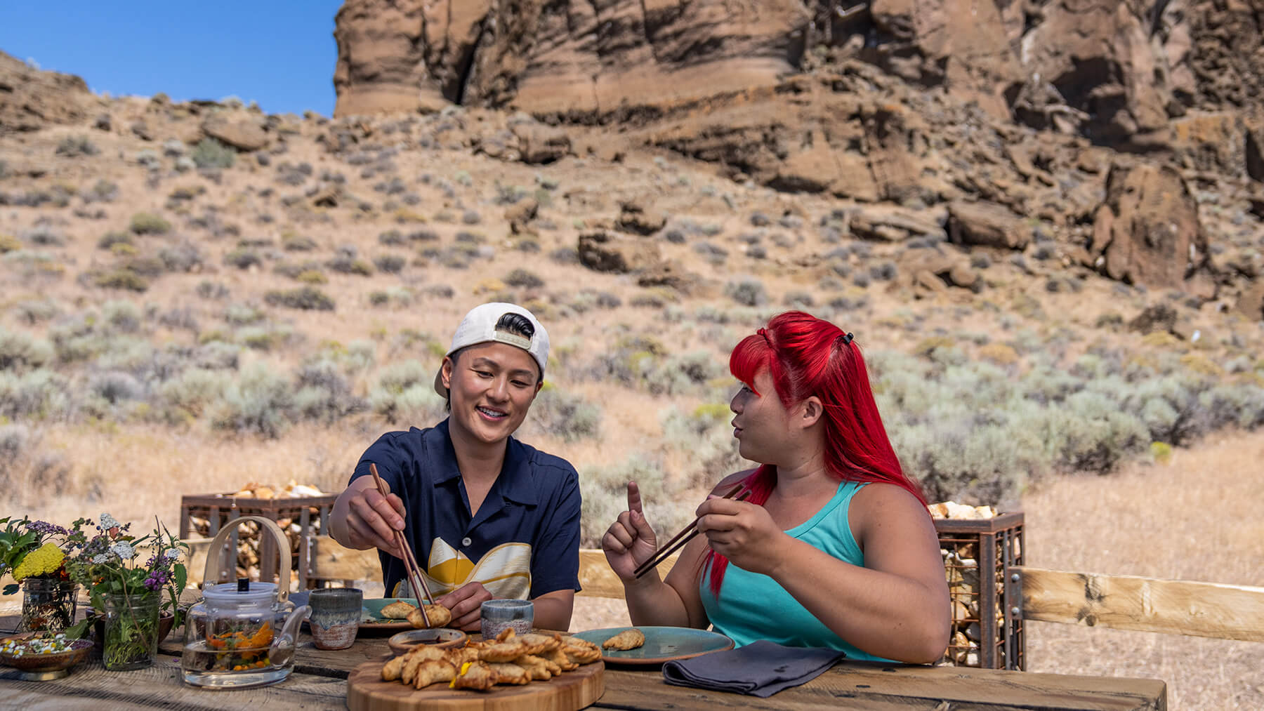 2023 Mazda CX-50 Tasting Wild – High Desert – Food