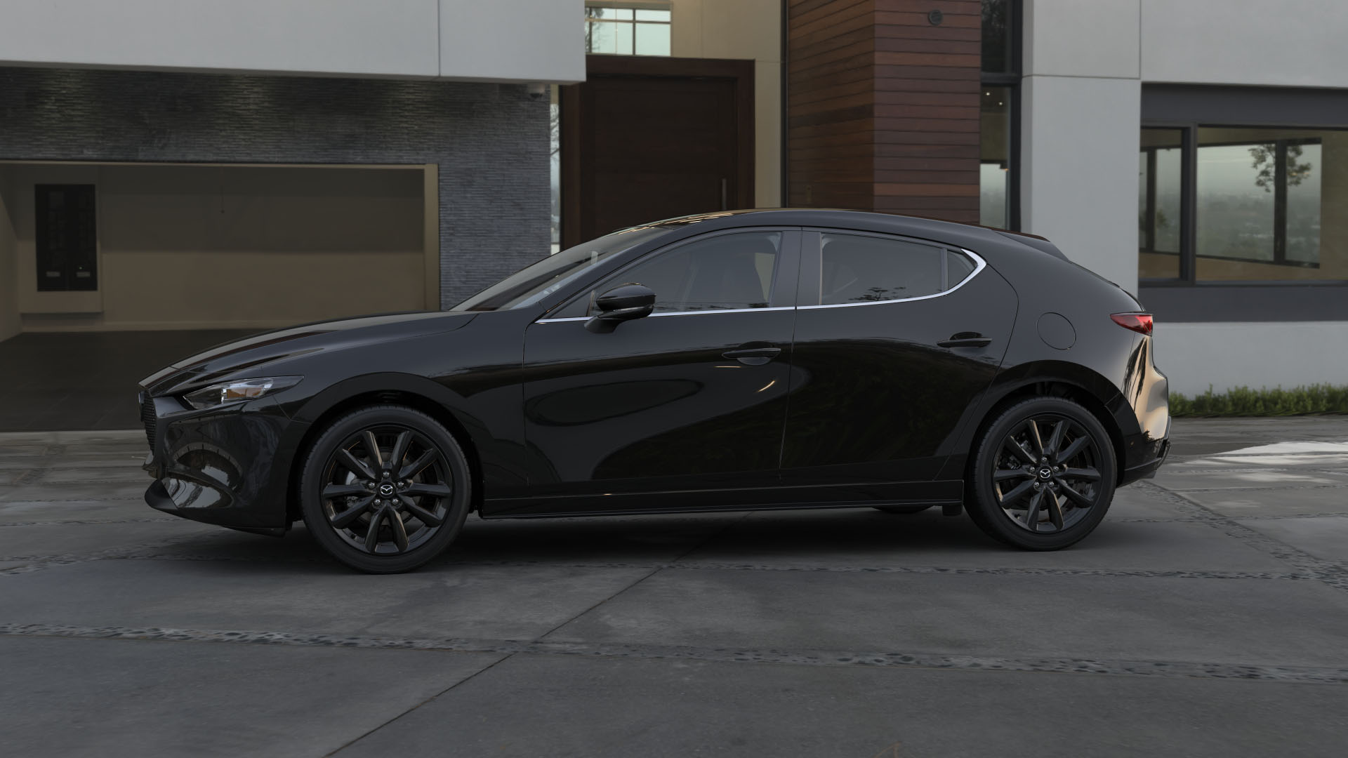 2022 Mazda 3 Sedan Black Rims