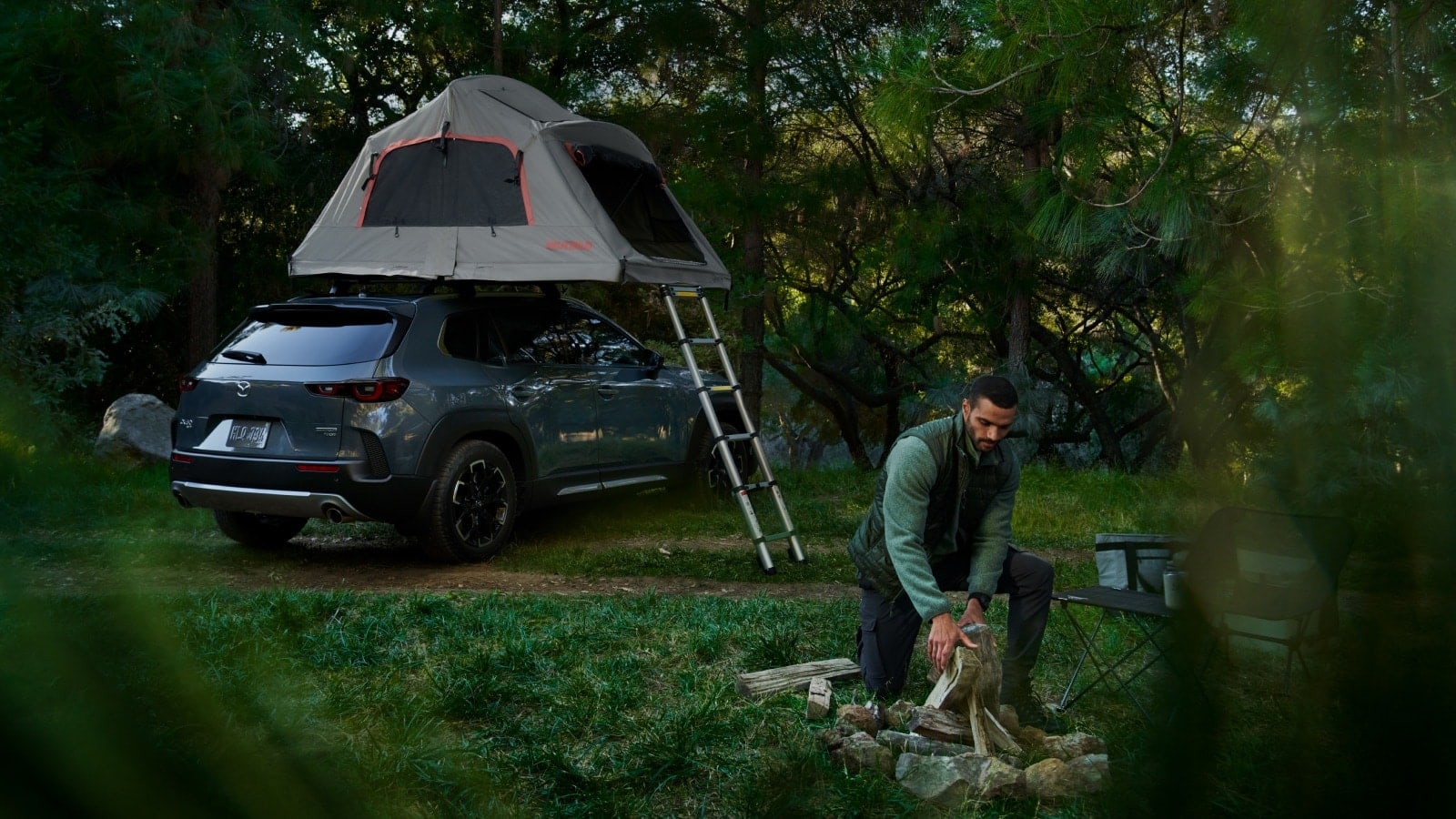 2025 Mazda cx-50 with camping rooftop tent