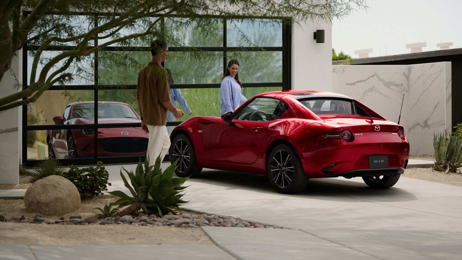 2025 Mazda miata rf parked in driveway 