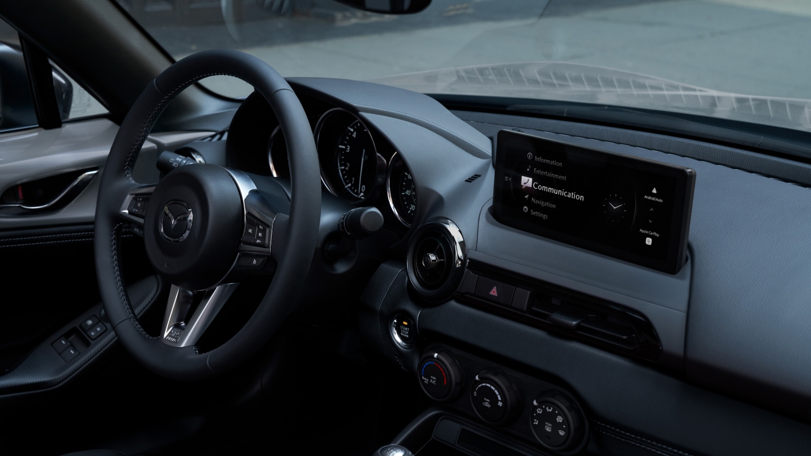 2025 Mazda MX-5 Miata RF Fleet – Cabin with 8.8-inch Display Screen