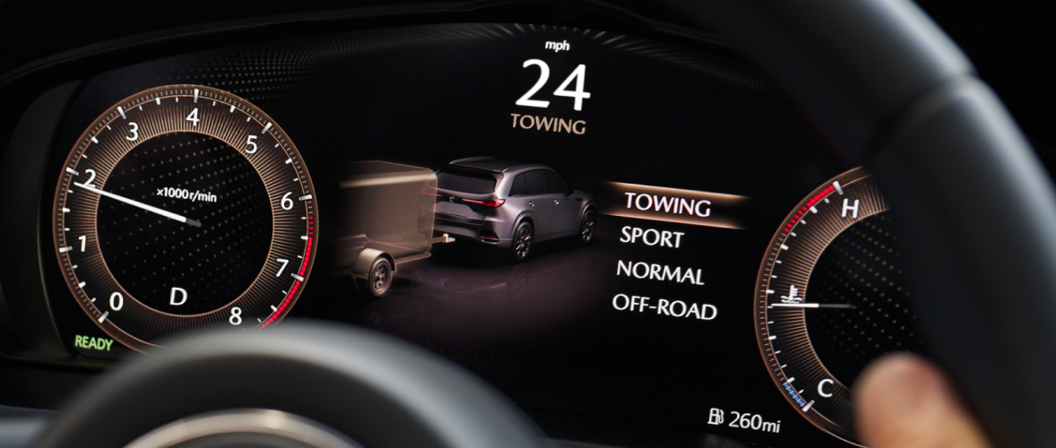 MAZDA CX-70 2026  –  Enhanced Towing Mode