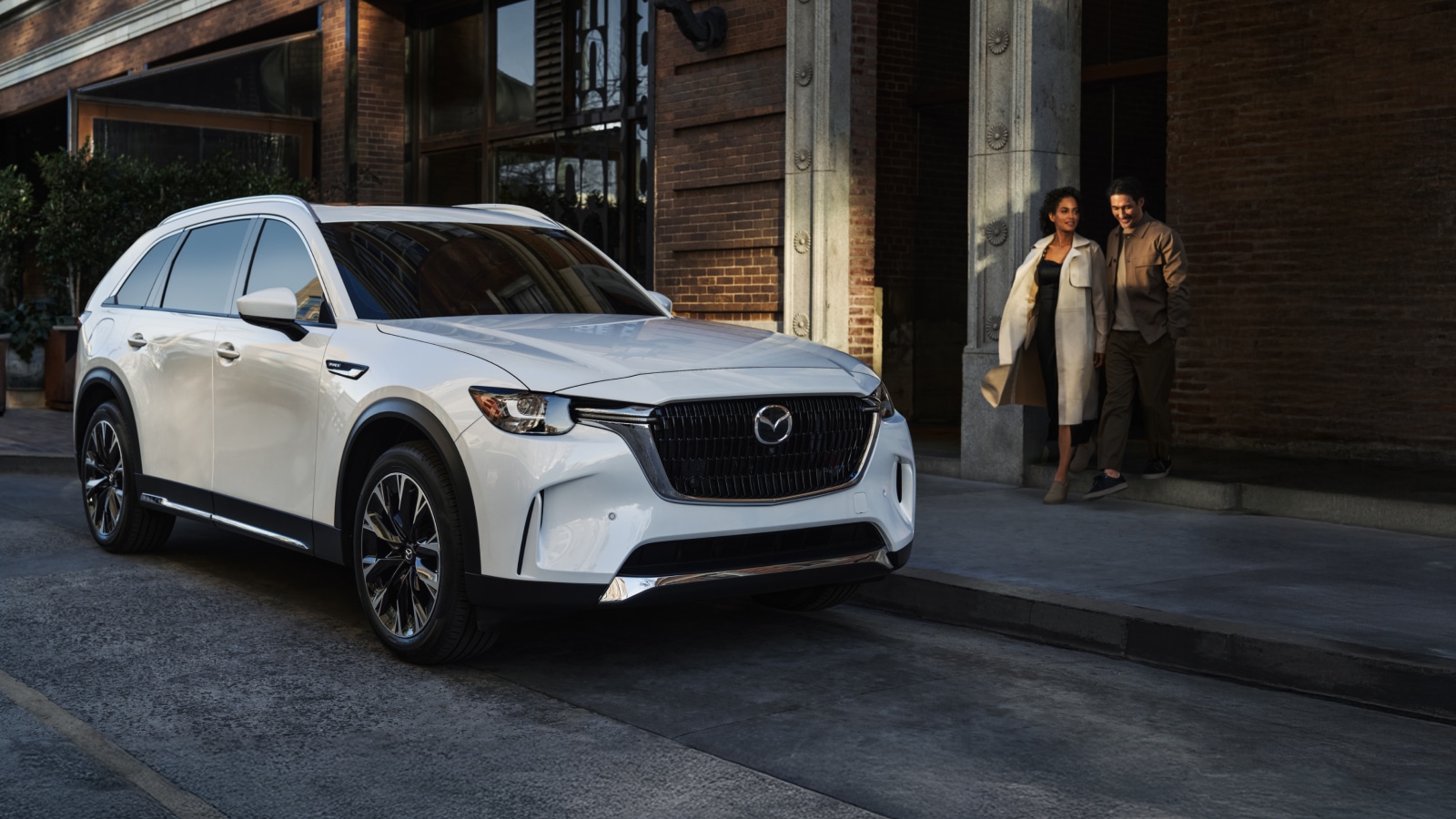 2026 mazda cx-90 passenger side front exterior view 