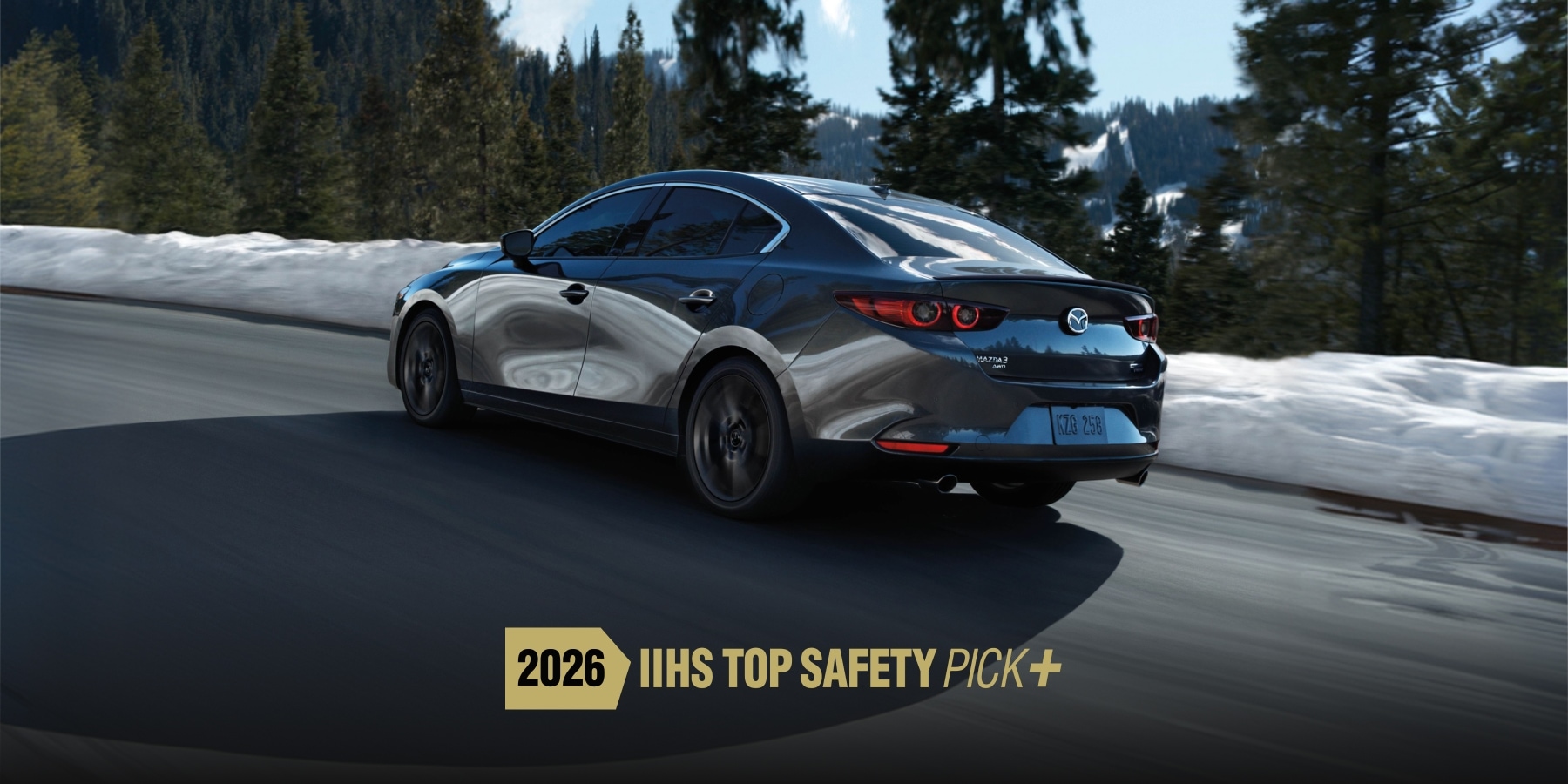 Mazda 3 Sedan – 2026 IIHS Top Safety Pick+ Award