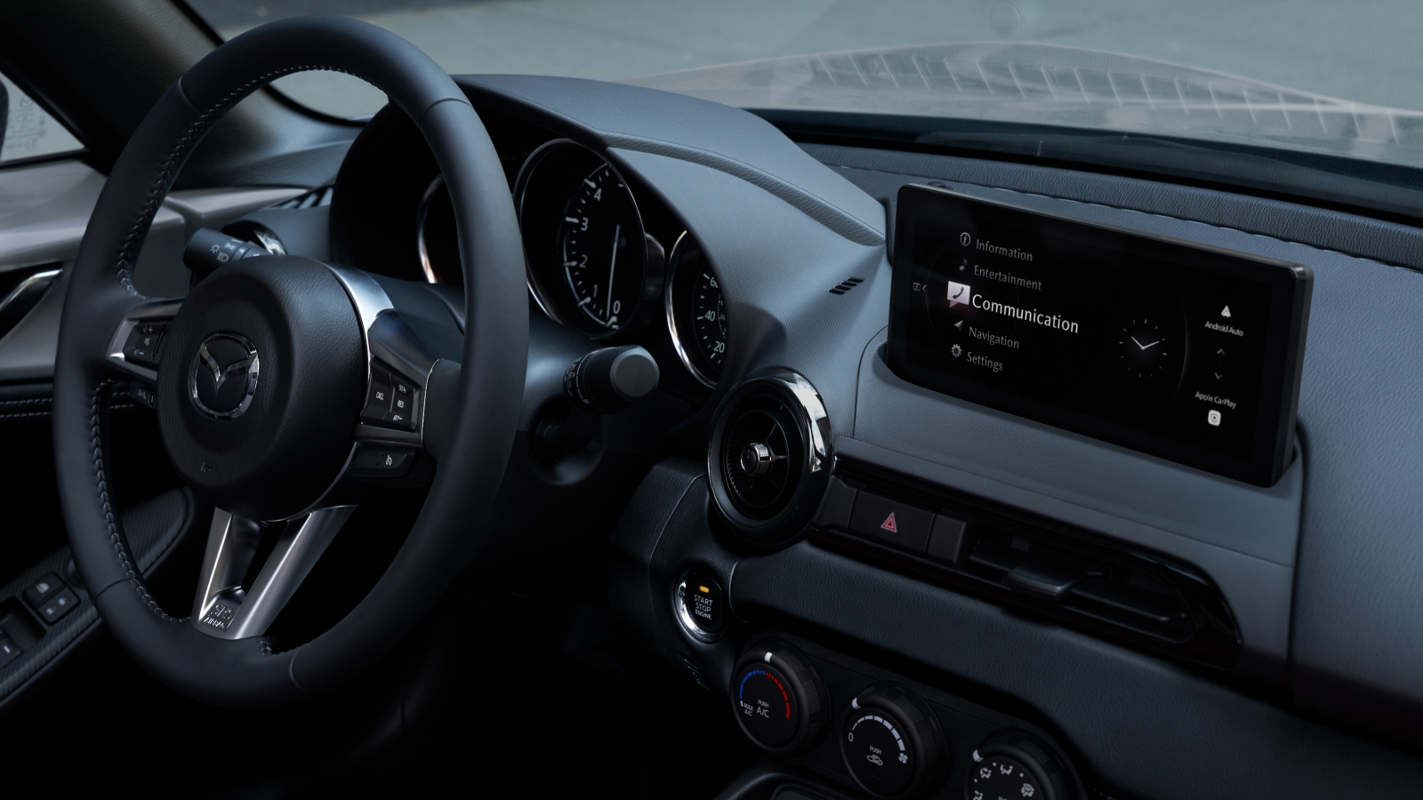 2026 Mazda MX-5 RF Miata Fleet – Cabin with 8.8-inch Display Screen