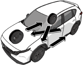 Do not include (TEMPORARY USE ONLY) spare tire in rotation.